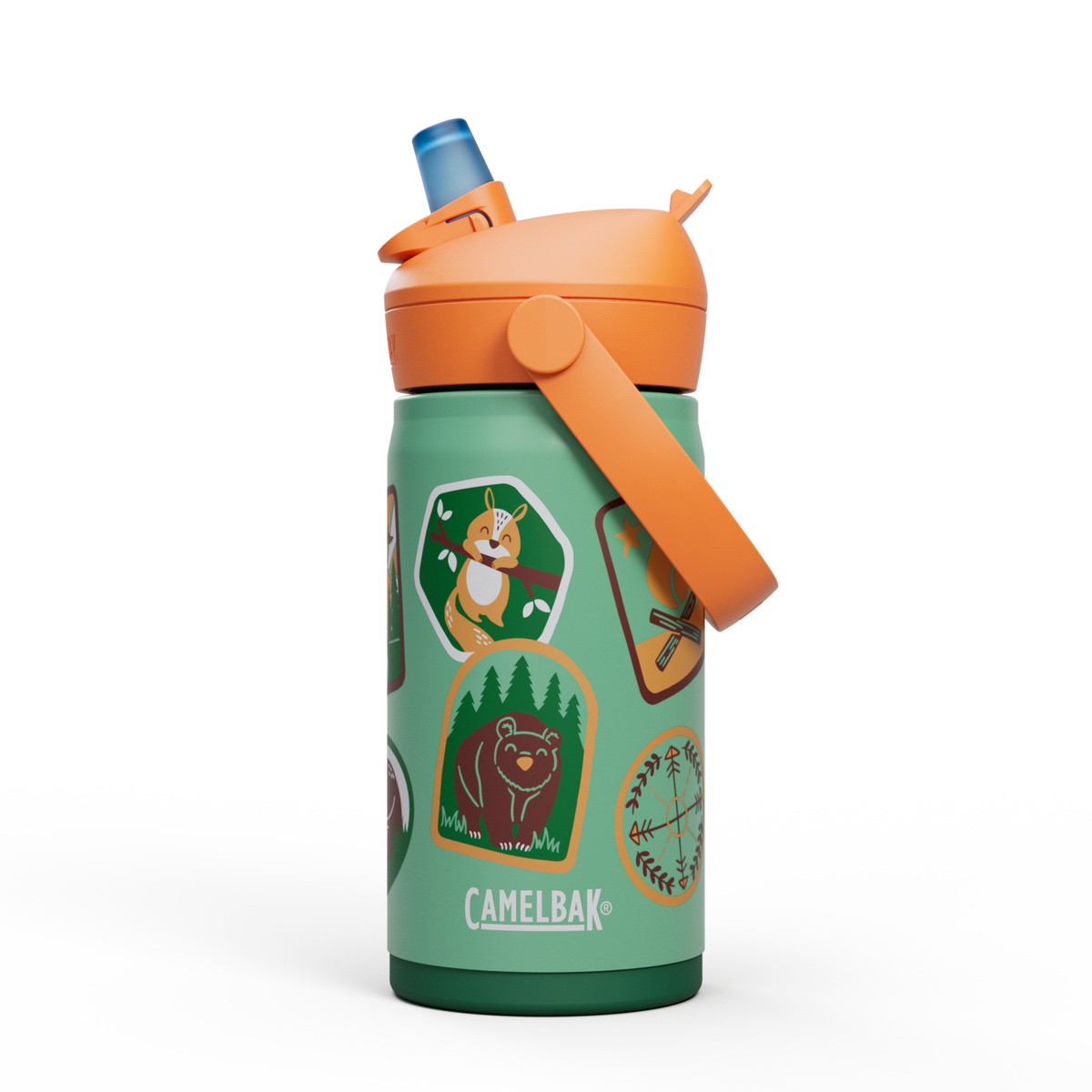 Thrive™ Flip Straw Kids 12oz Bottle, Insulated Stainless Steel