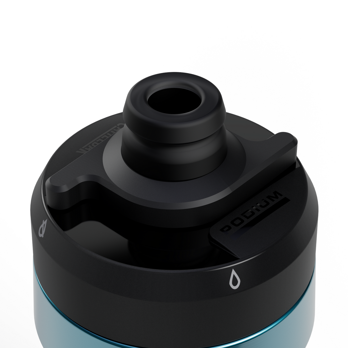 Podium® Titanium 18oz Bike Bottle