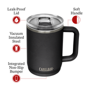 Thrive™ 16 oz Mug, Insulated Stainless Steel