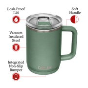 Thrive™ 16 oz Mug, Insulated Stainless Steel