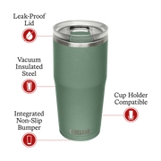 Thrive™ 30 oz Tumbler, Insulated Stainless Steel