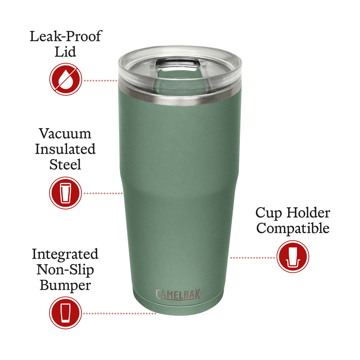 Thrive™ 30 oz Tumbler, Insulated Stainless Steel