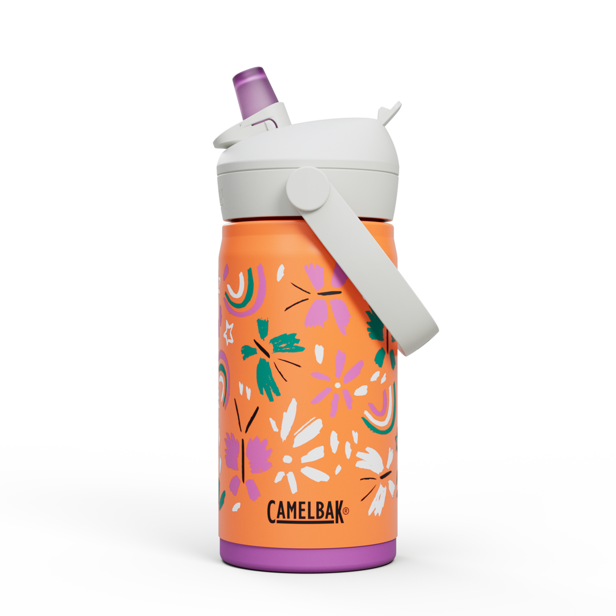 Thrive™ Flip Straw Kids 12oz Bottle, Insulated Stainless Steel